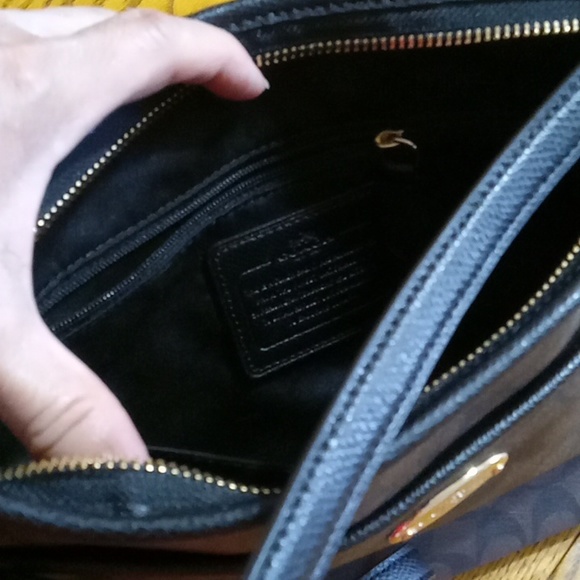 COACH BROWN Purse Handbag New Shoulder Womens - Picture 5 of 10